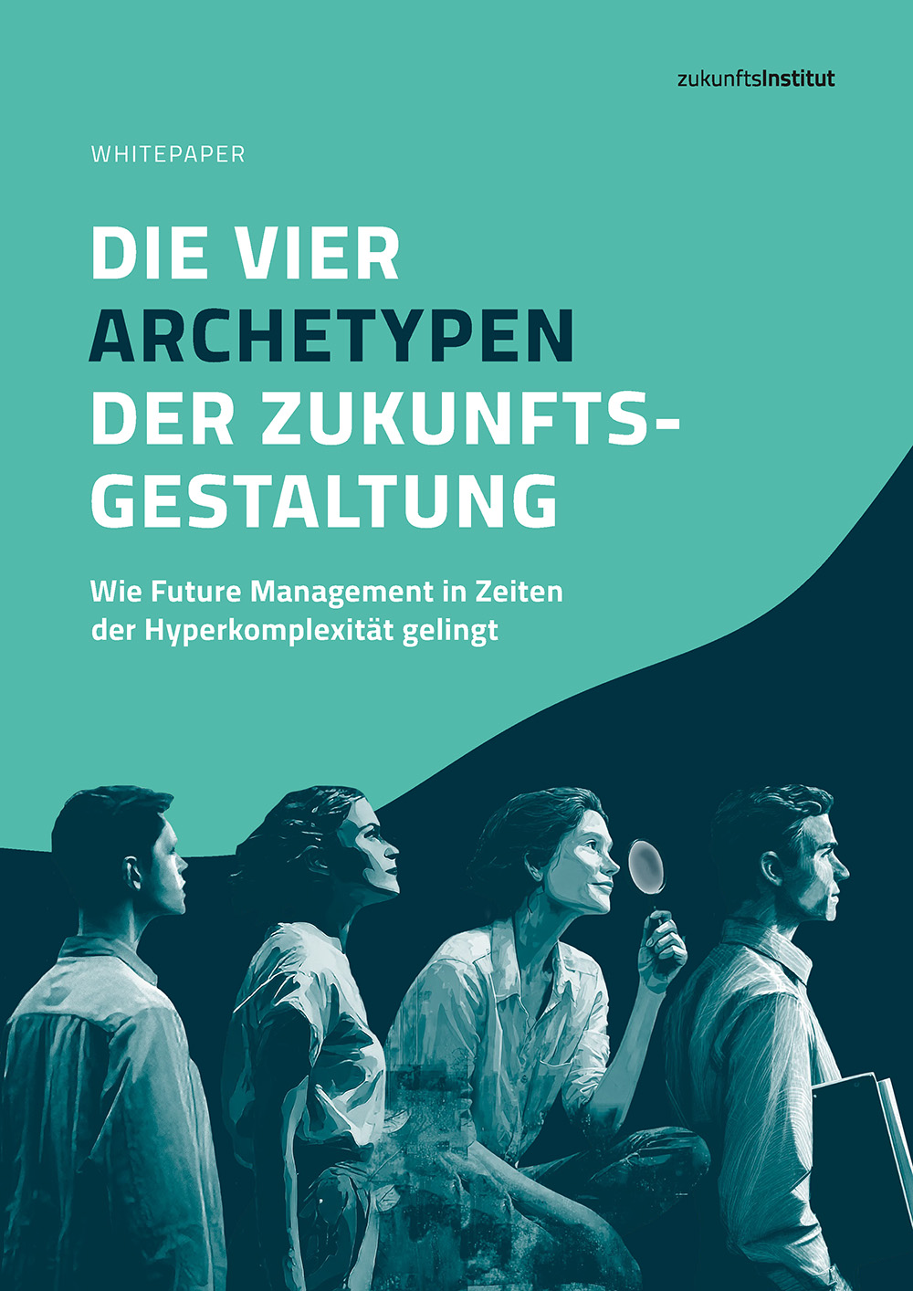 Cover Whitepaper Die vier Archetypen der Zukunftsgestaltung